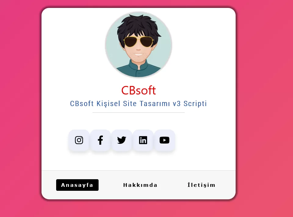 CBsoft Kişisel Site v3 Script