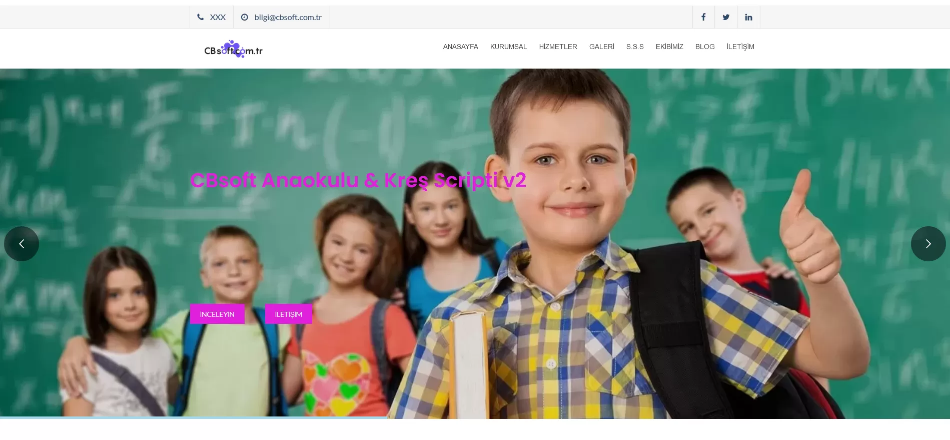CBsoft Anaokulu & Kreş Scripti v2